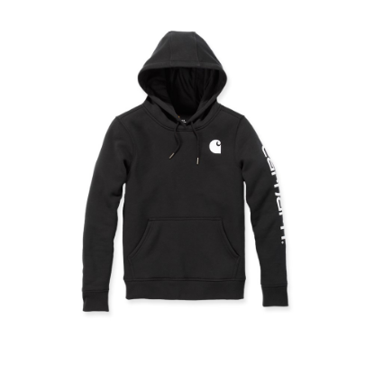 Afbeeldingen van CARHARTT Sweatshirt lange mouwen met grafische print dames 102791 zwart XS
