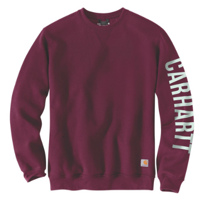 Afbeeldingen van CARHARTT Sweatshirt logo ronde hals heren 105444 port M