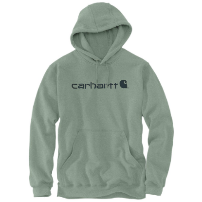Afbeeldingen van CARHARTT Sweatshirt met capuchon en logo 100074 jade heather XS