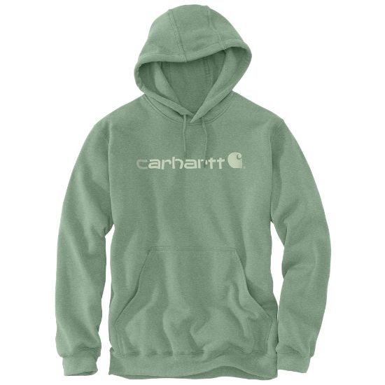 Afbeeldingen van CARHARTT Sweatshirt met capuchon en logo 100074 loden frost heather XS