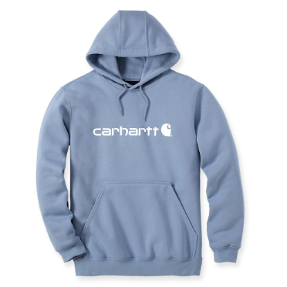 Afbeeldingen van CARHARTT Sweatshirt met capuchon en logo 100074 skystone XS