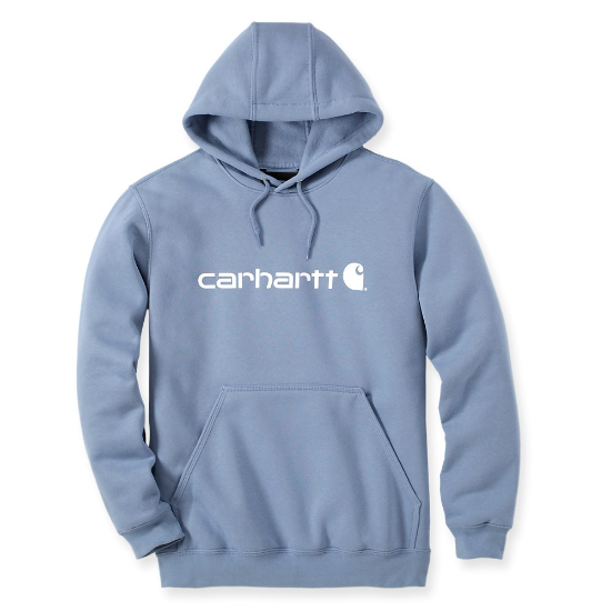 Afbeeldingen van CARHARTT Sweatshirt met capuchon en logo 100074 skystone L