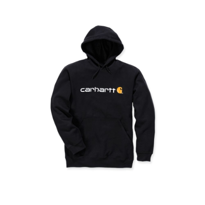 Afbeeldingen van CARHARTT Sweatshirt met capuchon en logo 100074 zwart L