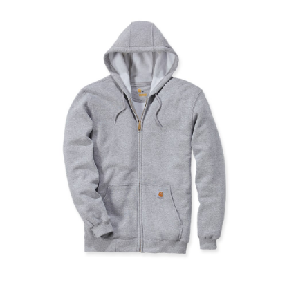 Afbeeldingen van CARHARTT Sweatshirt met capuchon en rits K122 heather grey XL