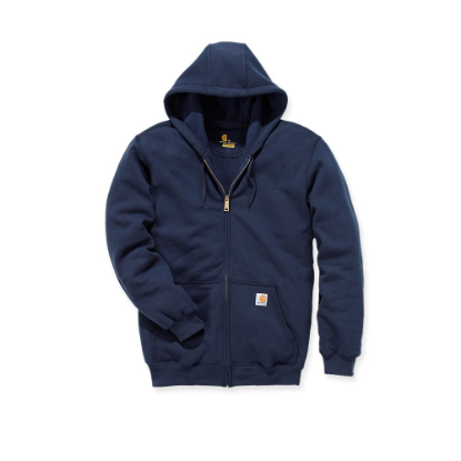 Afbeeldingen van CARHARTT Sweatshirt met capuchon en rits K122 new navy XS