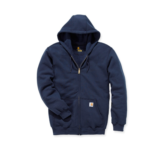 Afbeeldingen van CARHARTT Sweatshirt met capuchon en rits K122 new navy S