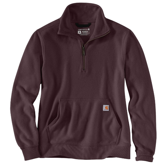 Afbeeldingen van CARHARTT Sweatshirt met rits dames 105657 blackberry heather S