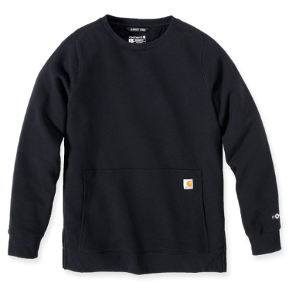 Afbeeldingen van CARHARTT Sweatshirt relaxed fit dames 105468 zwart XS