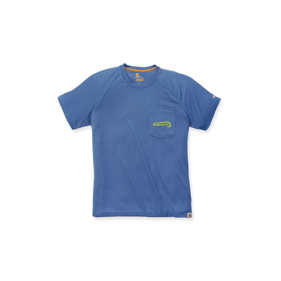 Afbeeldingen van CARHARTT T-shirt Fishing 103570 federal blue S