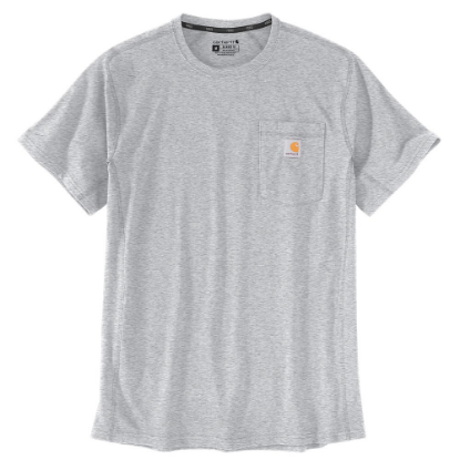 Afbeeldingen van CARHARTT T-shirt Force Flex Pocket 104616 heather grey 2XL