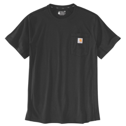 Afbeeldingen van CARHARTT T-shirt Force Flex Pocket 104616 zwart 2XL