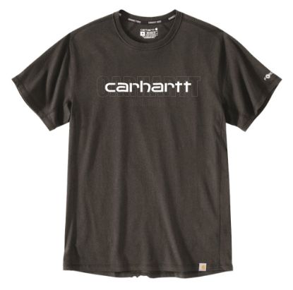Afbeeldingen van CARHARTT T-shirt Force met grafische print 106653 carbon heather S