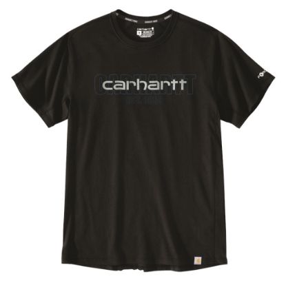Afbeeldingen van CARHARTT T-shirt Force met grafische print 106653 zwart 2XL