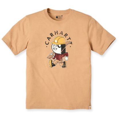 Afbeeldingen van CARHARTT T-shirt grafische cartoon print 106534 hickory nut heather 2XL