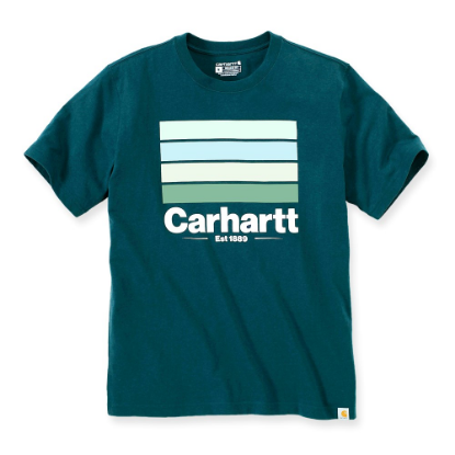 Afbeeldingen van CARHARTT T-shirt grafische print 105910 night blue heather L
