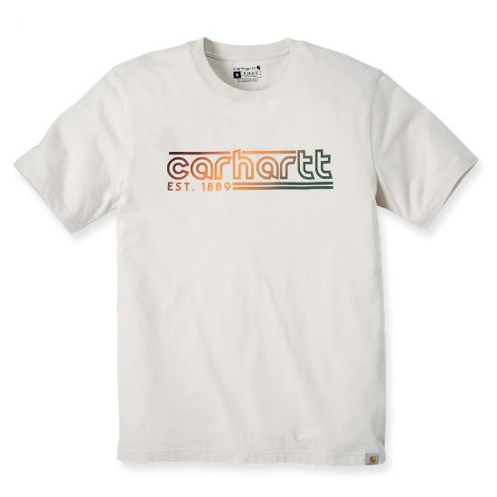 Afbeeldingen van CARHARTT T-shirt grafische print 106538 oat milk S