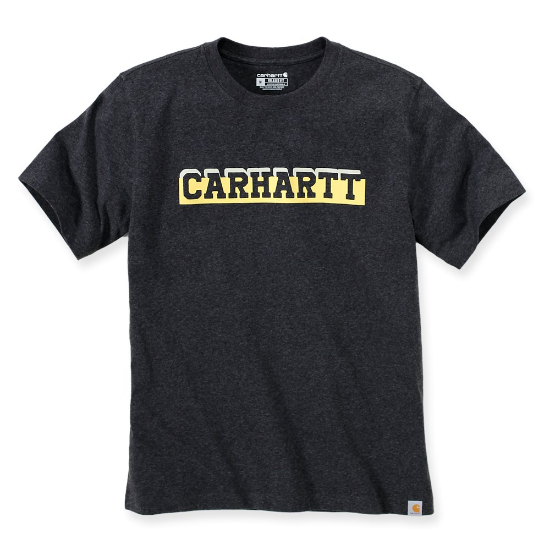Afbeeldingen van CARHARTT T-shirt grafische print relaxed 105909 carbon heather 2XL