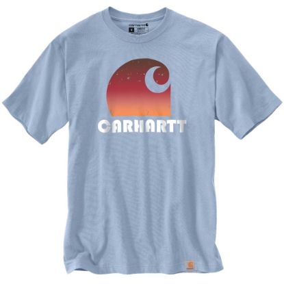 Afbeeldingen van CARHARTT T-shirt Heavy Graphic 106151 fog blue XL
