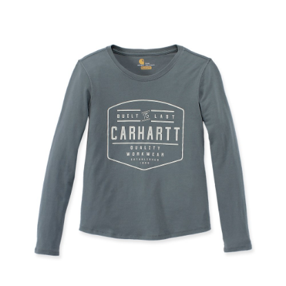 Afbeeldingen van CARHARTT T-shirt lange mouwen met grafische print dames 103929 balsam green M