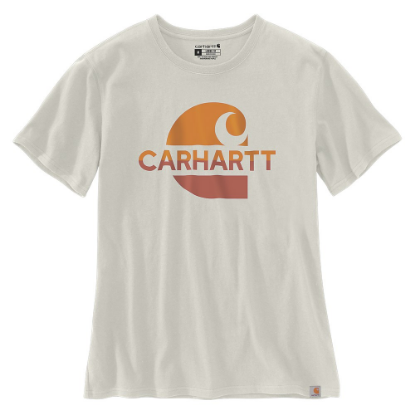 Afbeeldingen van CARHARTT T-shirt Loose Fit met grafische print dames 105738 malt L