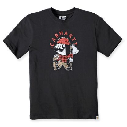 Afbeeldingen van CARHARTT T-shirt Lumberjack grafische print 106533 zwart 2XL