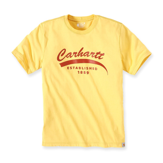 Afbeeldingen van CARHARTT T-shirt met grafische print 105714 sundance heather S