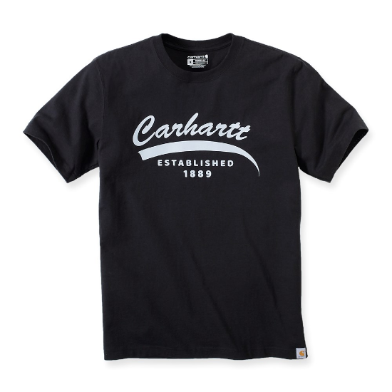 Afbeeldingen van CARHARTT T-shirt met grafische print 105714 zwart 2XL