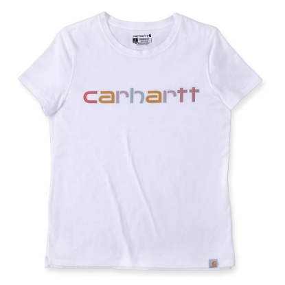 Afbeeldingen van CARHARTT T-shirt met grafische print dames 105764 wit XL