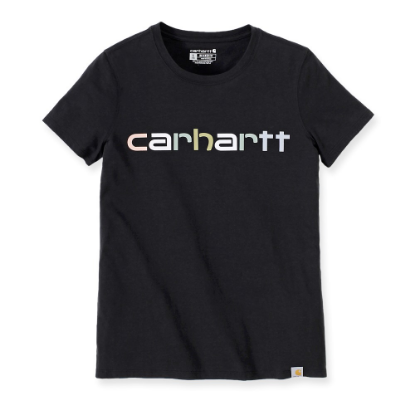 Afbeeldingen van CARHARTT T-shirt met grafische print dames 105764 zwart L
