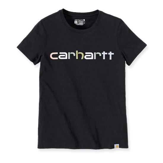 Afbeeldingen van CARHARTT T-shirt met grafische print dames 105764 zwart XS