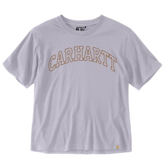 Afbeeldingen van CARHARTT T-shirt met grafische print dames 106186 lilac haze XS