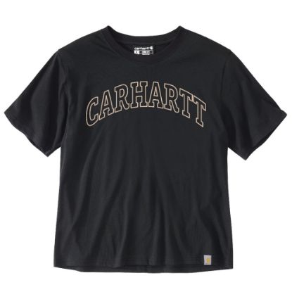 Afbeeldingen van CARHARTT T-shirt met grafische print dames 106186 zwart L