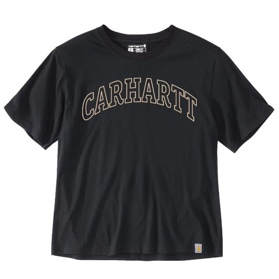 Afbeeldingen van CARHARTT T-shirt met grafische print dames 106186 zwart L