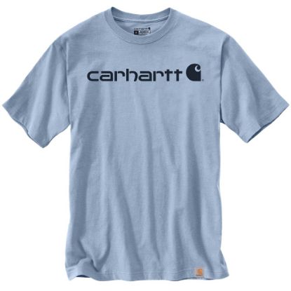 Afbeeldingen van CARHARTT T-shirt met logo 103361 fog blue S