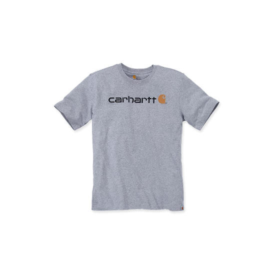Afbeeldingen van CARHARTT T-shirt met logo 103361 heather grijs XL