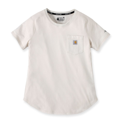 Afbeeldingen van CARHARTT T-shirt met zak dames 105415 malt L