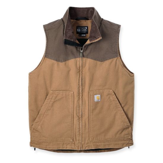 Afbeeldingen van CARHARTT Vest Montana Duck 106433 carhartt brown/coffee L