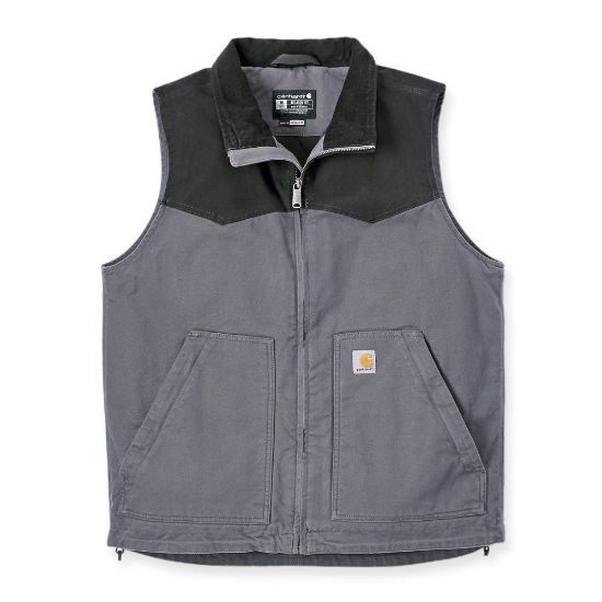 Afbeeldingen van CARHARTT Vest Montana Duck 106433 shadow/black M