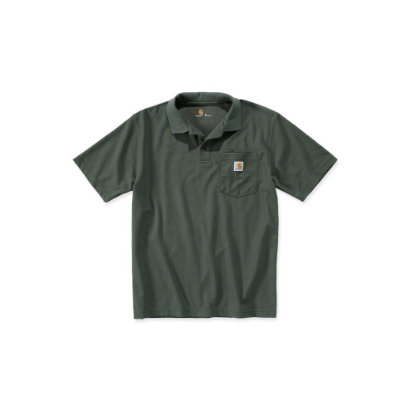 Afbeeldingen van CARHARTT Werkpolo met zak K570 moss 2XL