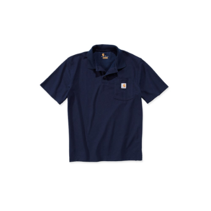 Afbeeldingen van CARHARTT Werkpolo met zak K570 navy 2XL