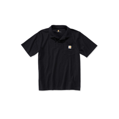 Afbeeldingen van CARHARTT Werkpolo met zak K570 zwart 2XL