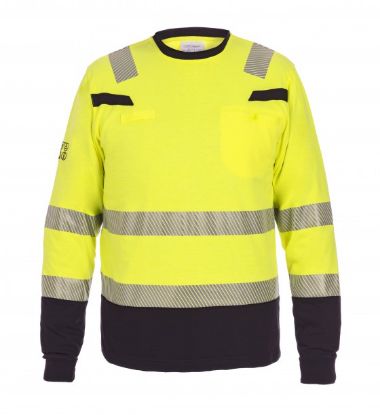 Afbeeldingen van HYDROWEAR T-shirt FR AST met lange mouwen Murcia fluor geel/zwart L