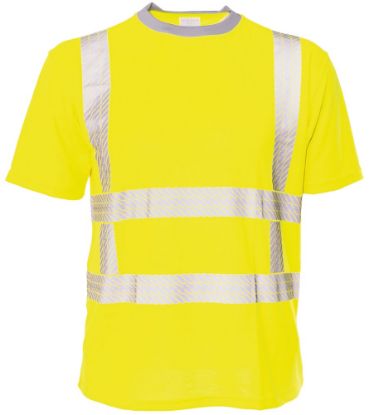 Afbeeldingen van MAJESTIC T-shirt M-wear 6200 RWS fluo geel XL