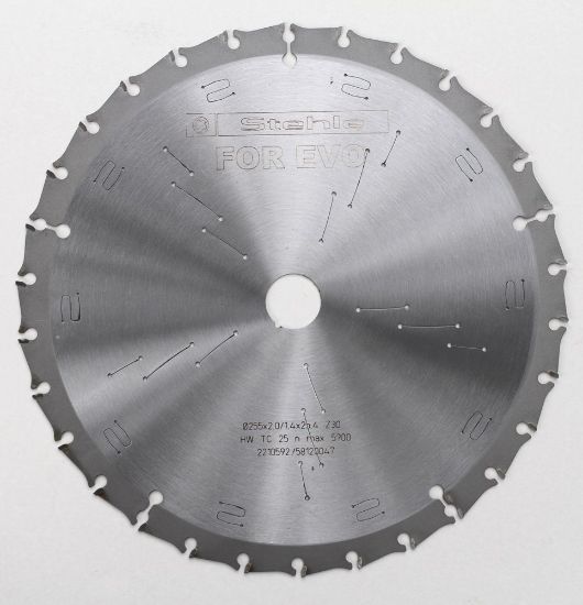 Afbeeldingen van STEHLE Cirkelzaagblad HW Evolution 255X2,0/1,4X25,4 Z30 EVO