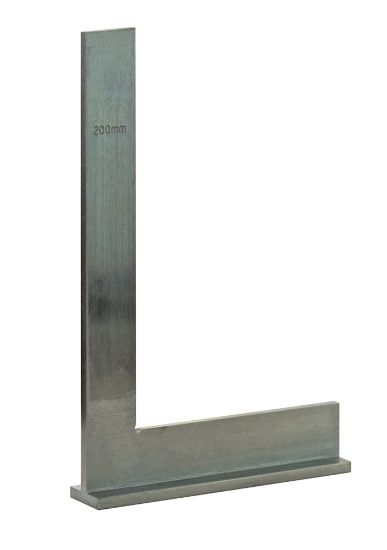 Afbeeldingen van Smidse winkelhaak 300x180mm met aanslag