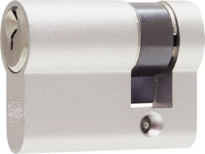 Afbeeldingen van OXLOC Profielcilinder enkel O3 vernikkeld 10/30MM SKG**