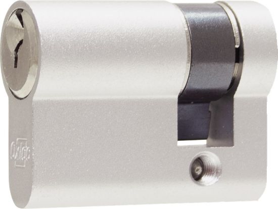 Afbeeldingen van OXLOC Profielcilinder enkel O3 vernikkeld 10/30MM SKG**