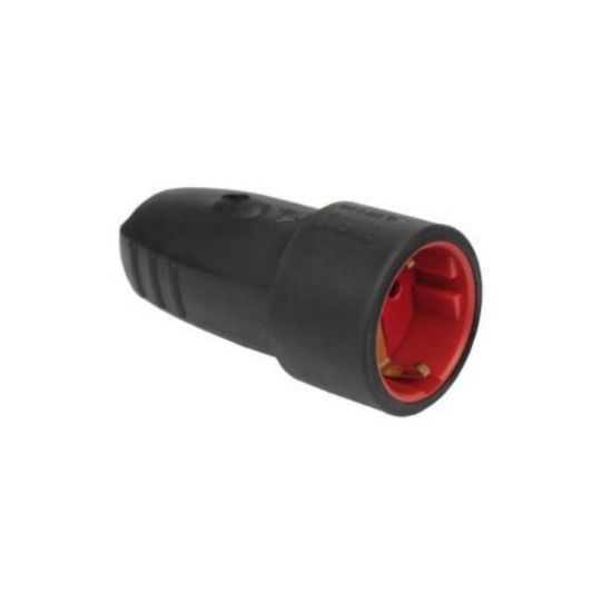 Afbeeldingen van N&L Contrastekker BASIC RA rubber 220V