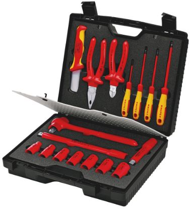 Afbeeldingen van KNIPEX Gereedschapskoffer 989911 elektro 17x