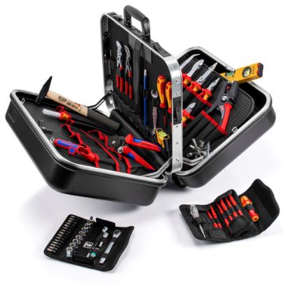 Afbeeldingen van KNIPEX Gereedschapskoffer elektro set BIG TWIN